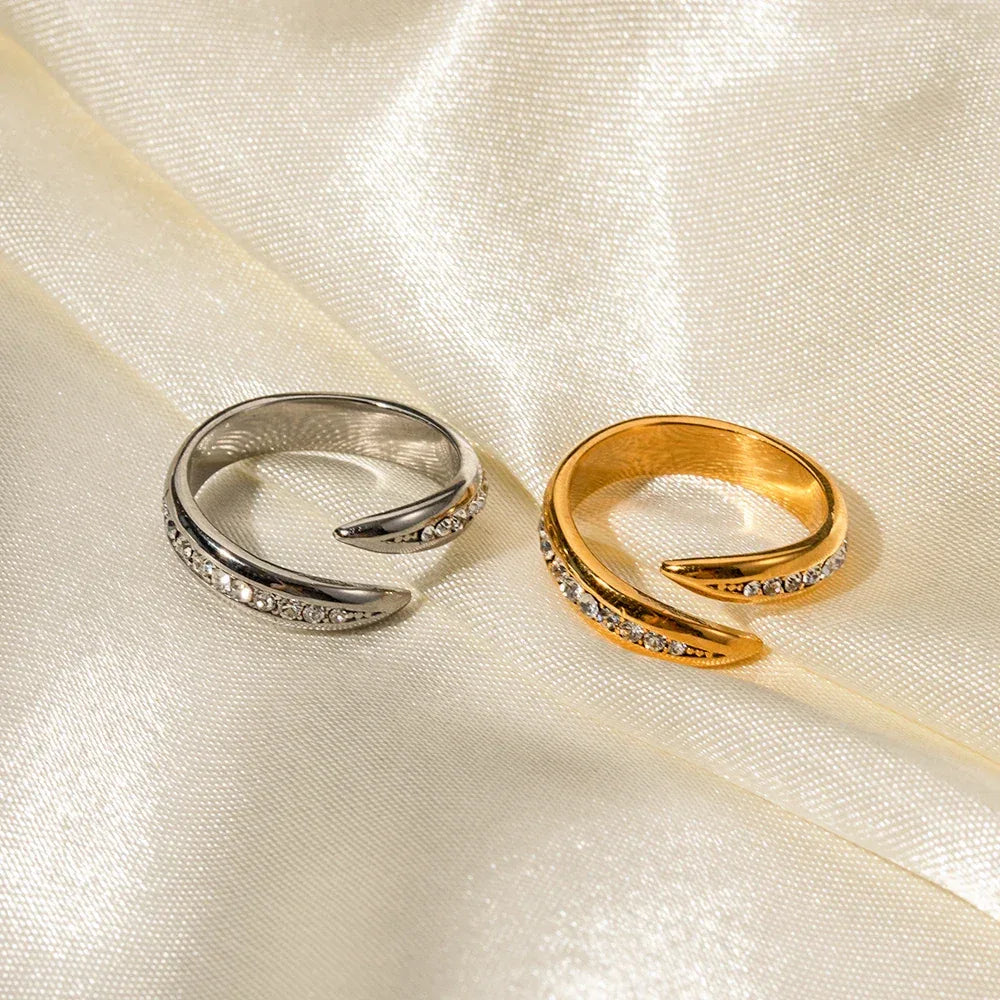 Anel Classic Luna Banhado a Ouro 18k – Dolce Diva - Dolce Diva