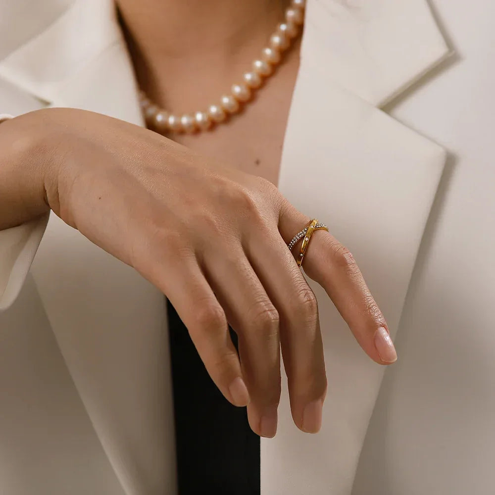 Anel Urban Glow Banhado a Ouro 18k – Dolce Diva - Dolce Diva