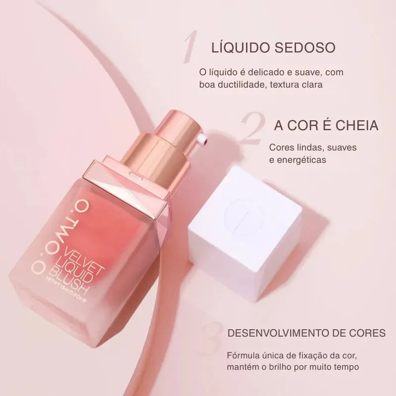 Blush Líquido O.TWO.O 4 Cores - Dolce Diva - Dolce Diva