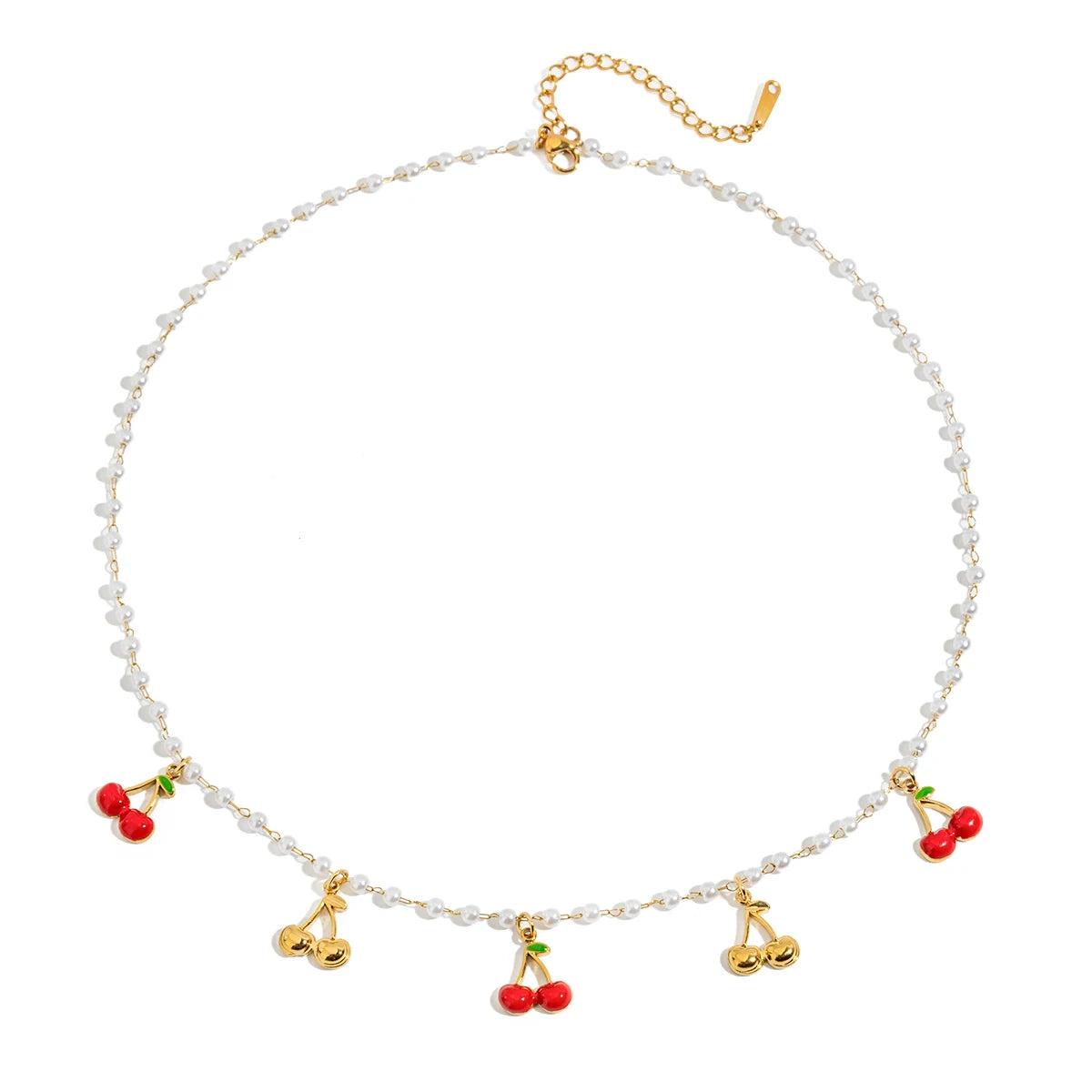 Colar-Cherry-Bloom-Banhado-a-Ouro-18k-Dolce-Diva