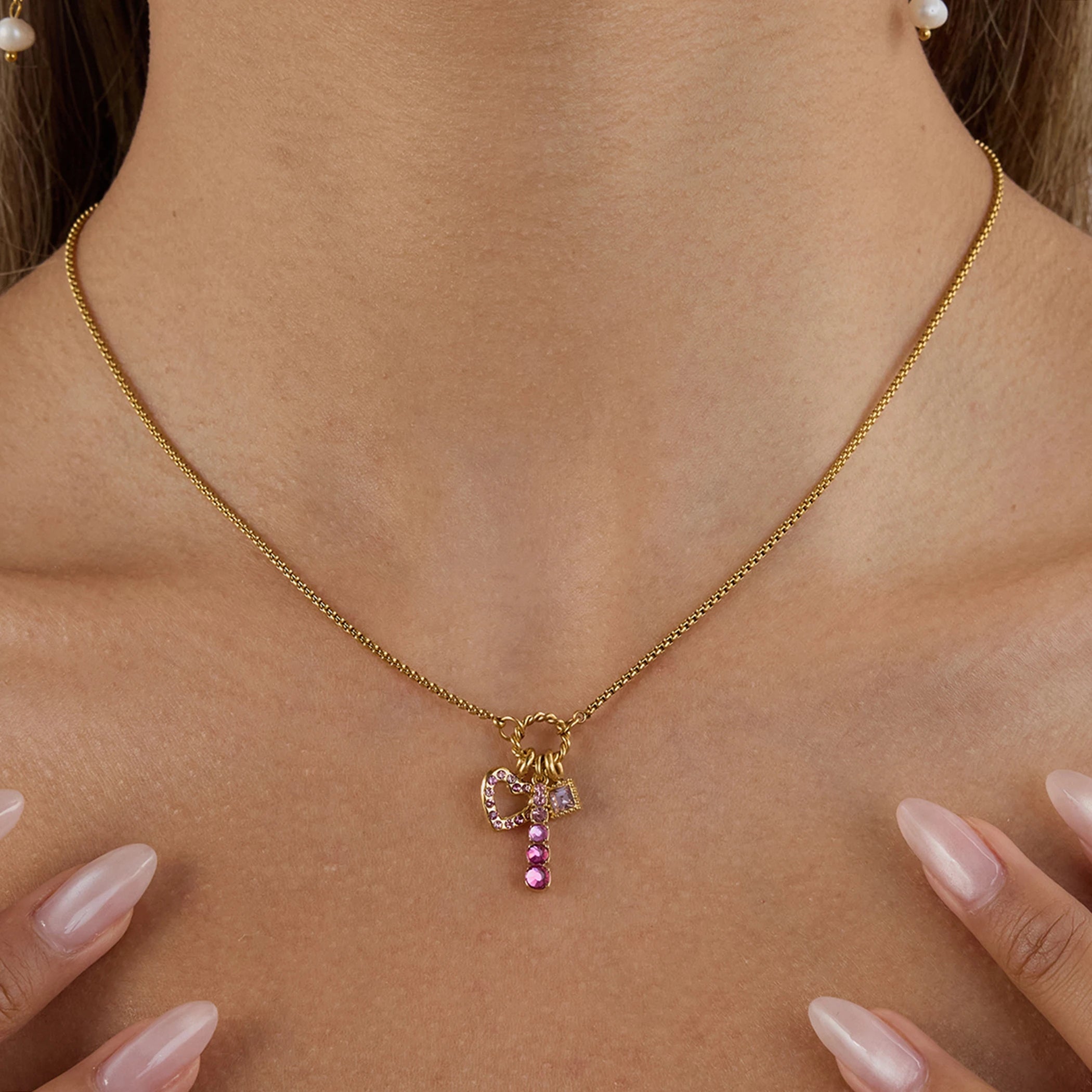 Colar-Coração-Rosé-Banhado-a-Ouro-18k-Dolce-Diva