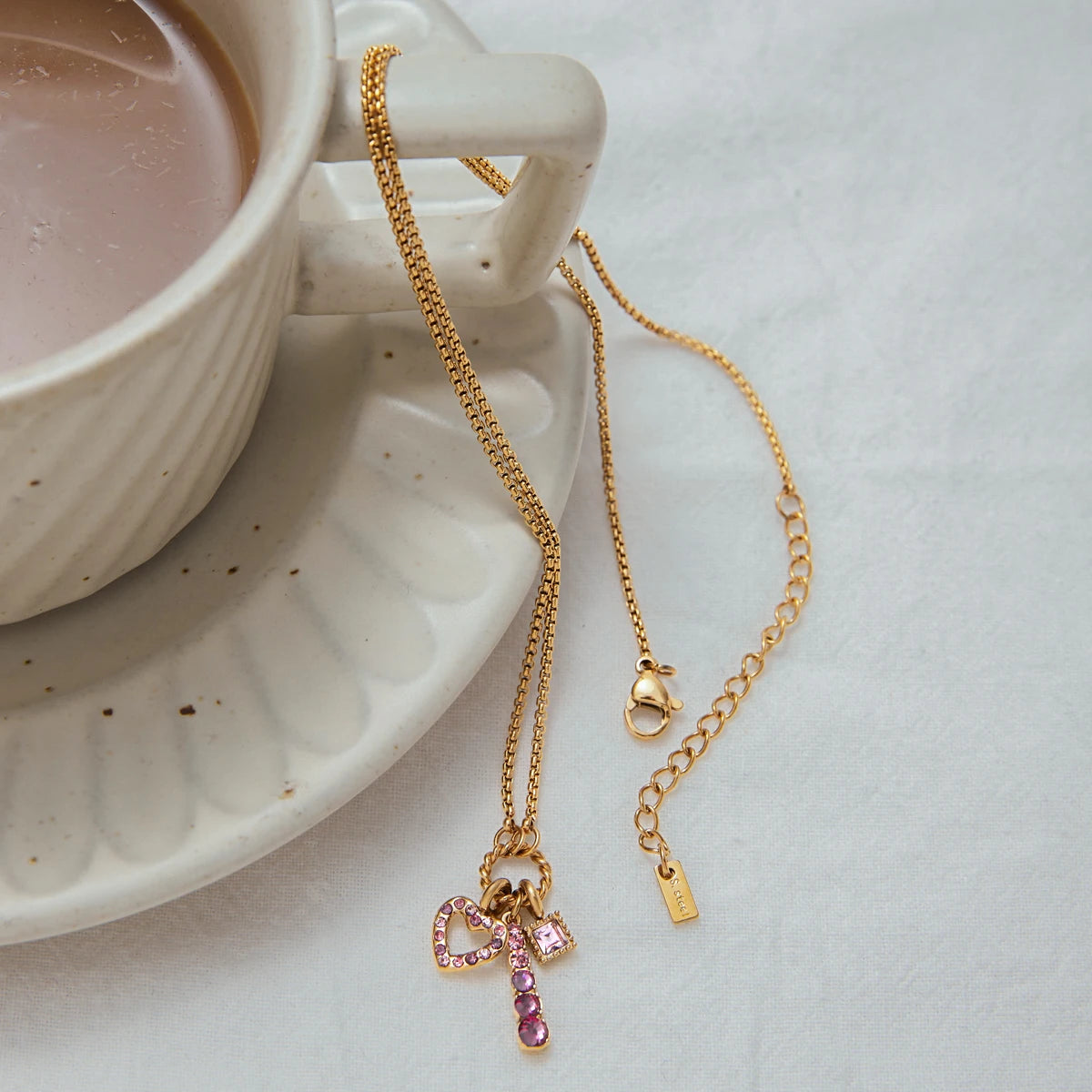 Colar-Coração-Rosé-Banhado-a-Ouro-18k-Dolce-Diva