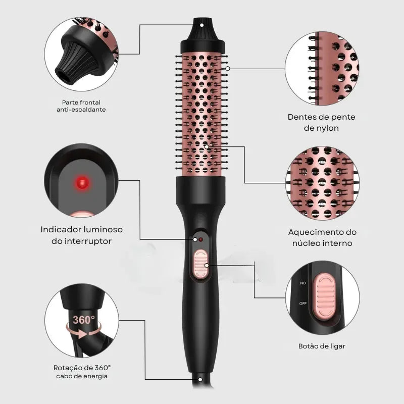 Escova 3 em 1 ThermoStyle Pro - Dolce Diva - Dolce Diva