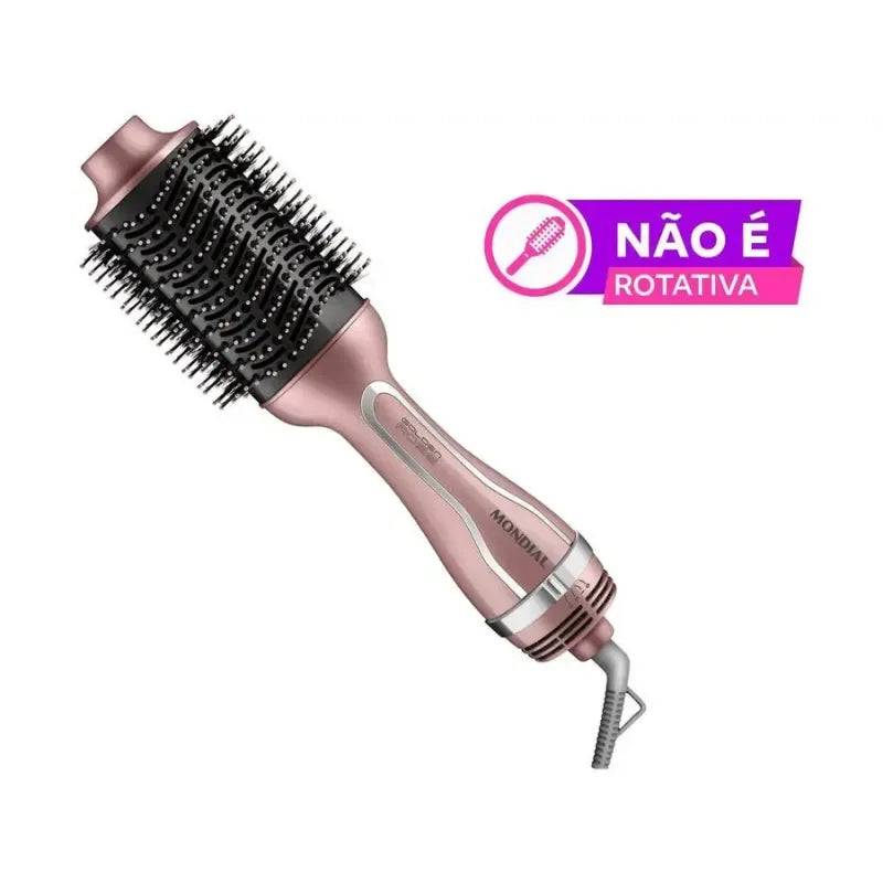 Escova Secadora GoldenGlow 3 em 1 - Dolce Diva - Dolce Diva
