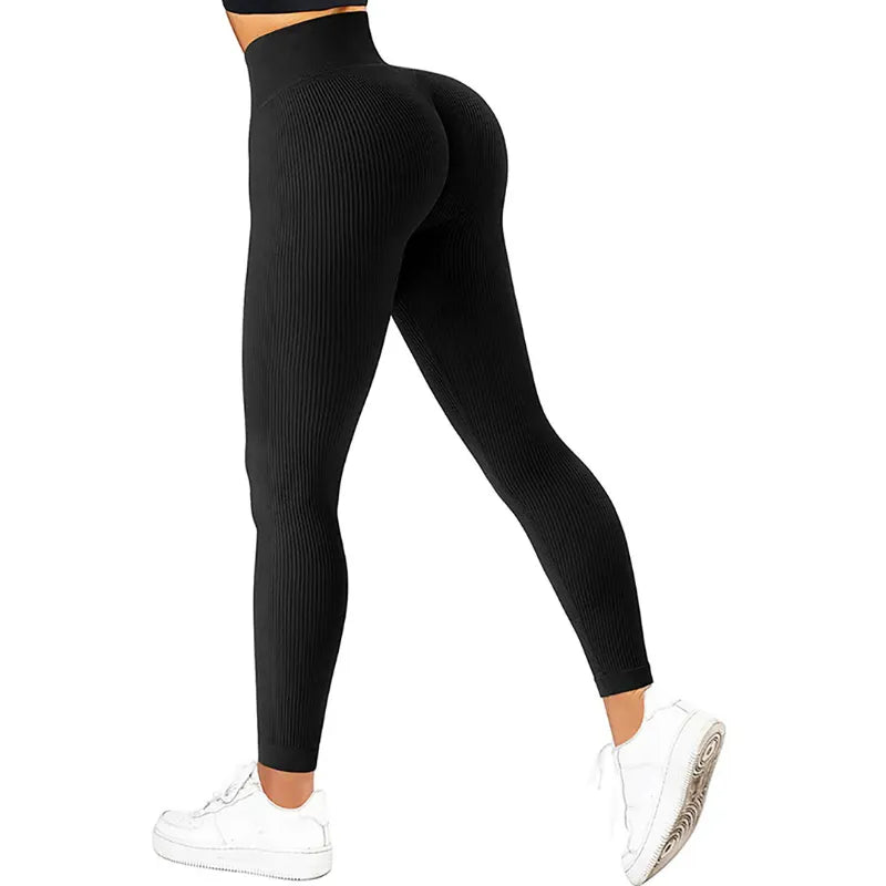 Legging Cintura-Alta-Textura-Canelada-Dolce-Diva