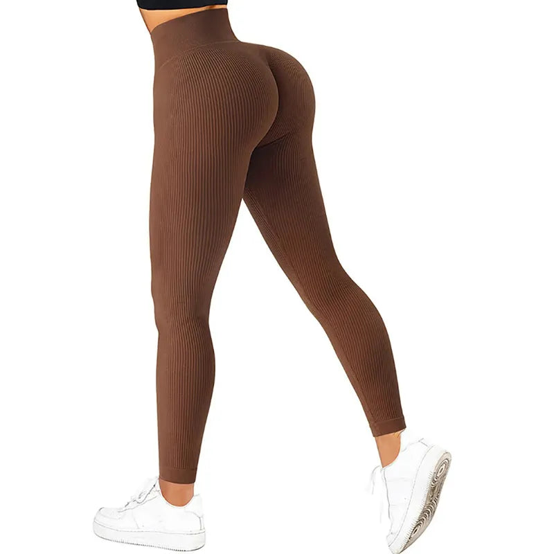 Legging Cintura-Alta-Textura-Canelada-Dolce-Diva