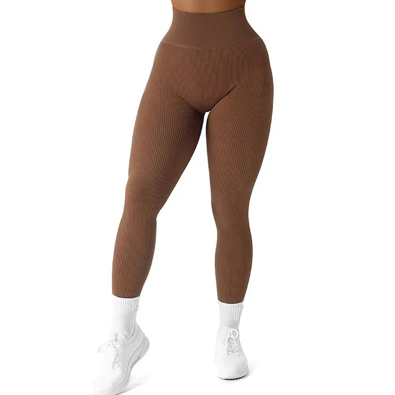 Legging Cintura-Alta-Textura-Canelada-Dolce-Diva