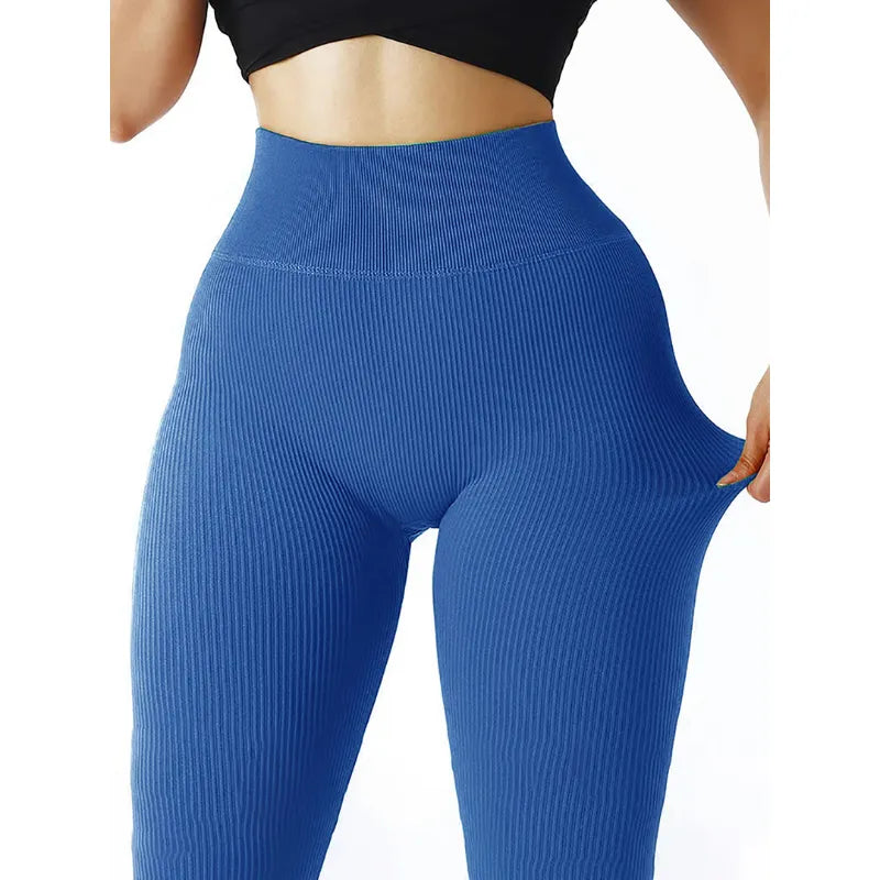 Legging Cintura-Alta-Textura-Canelada-Dolce-Diva