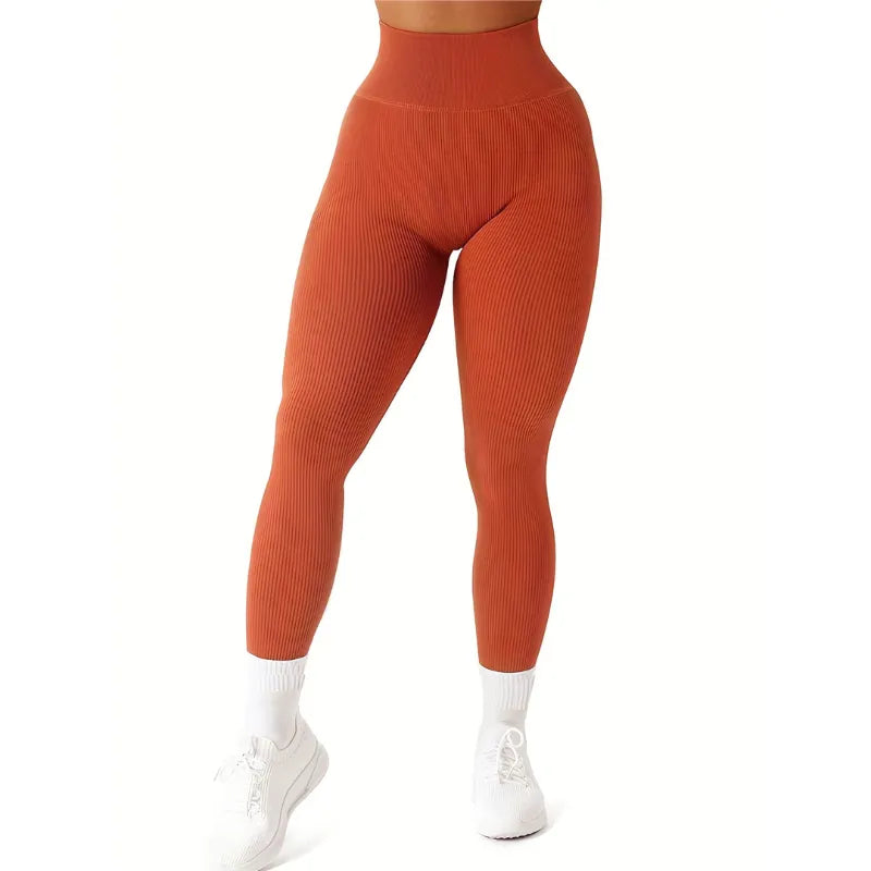Legging Cintura-Alta-Textura-Canelada-Dolce-Diva