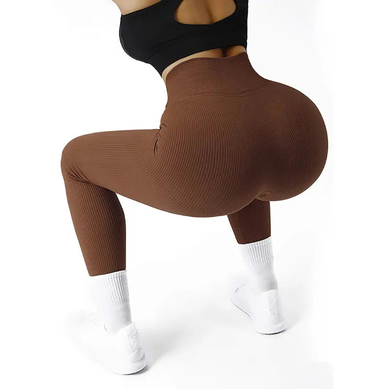 Legging Cintura-Alta-Textura-Canelada-Dolce-Diva