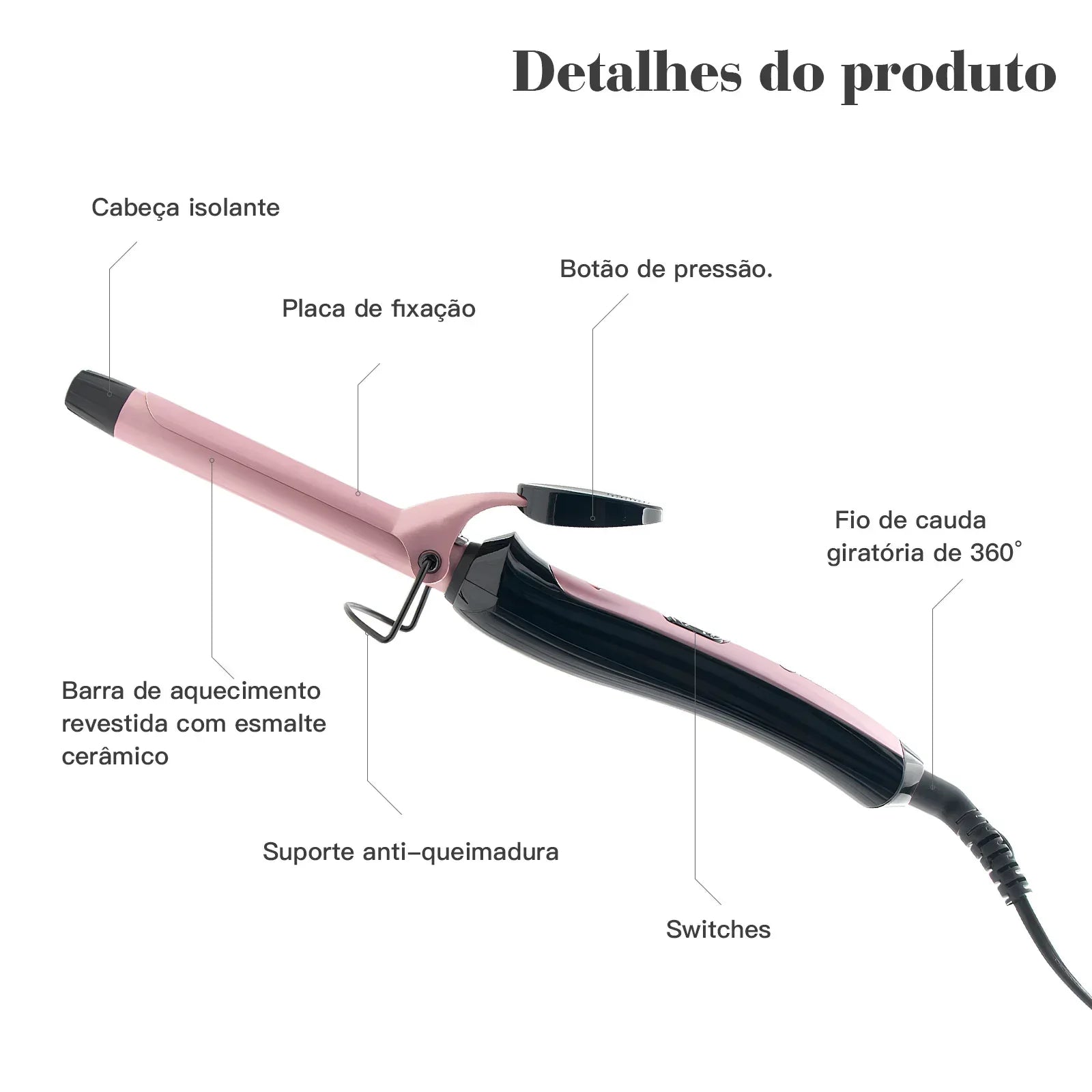 Modelador Ceramix Pro 19mm - Dolce Diva - Dolce Diva