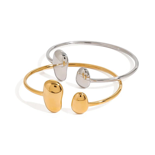Pulseira Bangle Aura Twist Banhada a Ouro 18k – Dolce Diva - Dolce Diva