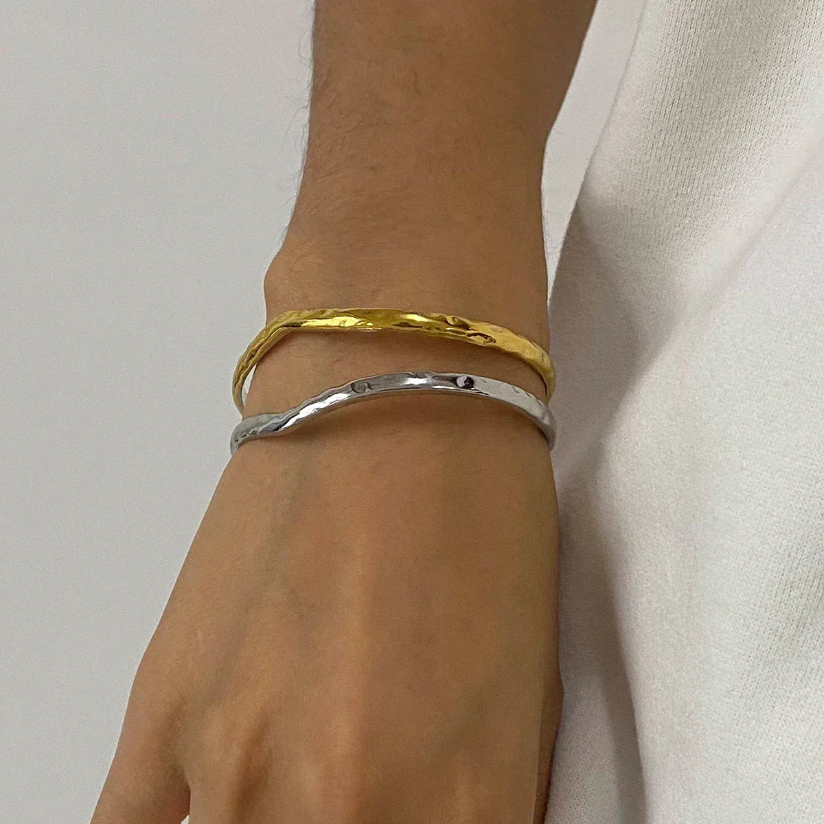 Pulseira Feminina Aço Inoxidável Estilo Skeleton - Dolce Diva - Dolce Diva