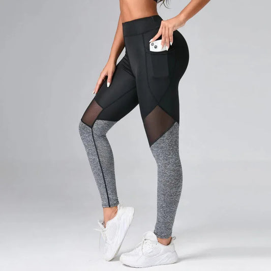 Legging Feminina Seamless com Transparência, Cintura Alta e Efeito Levanta Bumbum – Dolce Diva - Dolce Diva