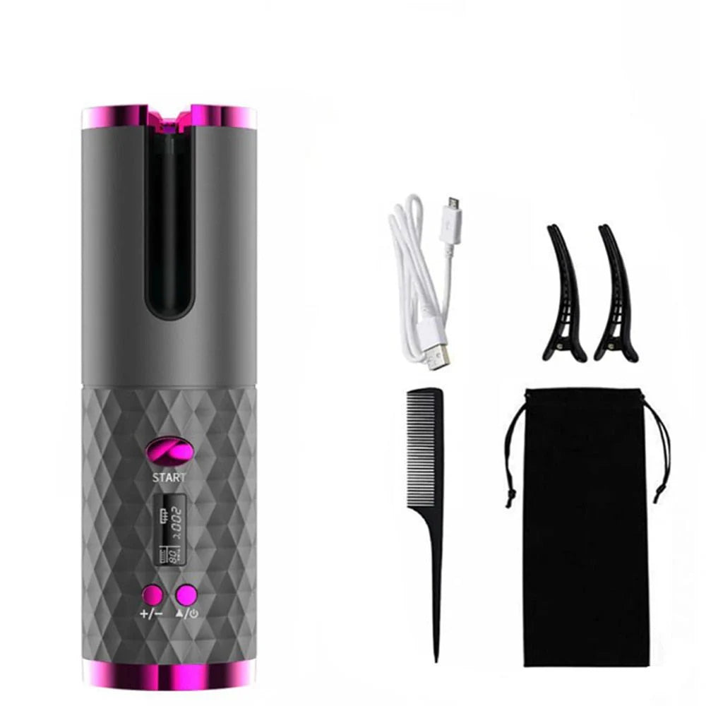 Modelador de Cachos sem Fio - Waves Flower + Brinde