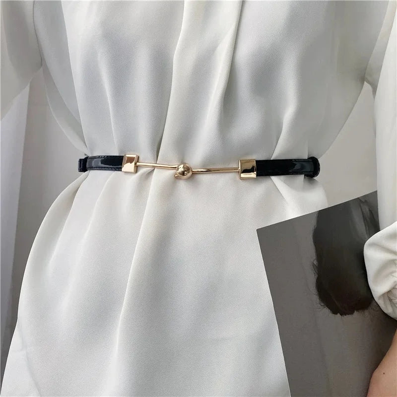 Cinto em Couro Valentina d’Oro - Dolce Diva