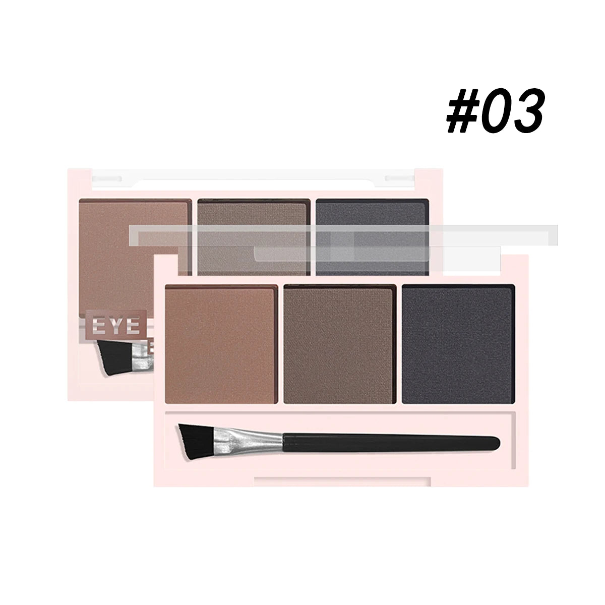 Trio de Sombra para Sobrancelhas com Pincel - Dolce Diva